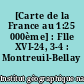 [Carte de la France au 1:25 000ème] : Flle XVI-24, 3-4 : Montreuil-Bellay n3̊-4