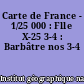 Carte de France - 1/25 000 : Flle X-25 3-4 : Barbâtre nos 3-4