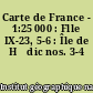 Carte de France - 1:25 000 : Flle IX-23, 5-6 : Île de Hœdic nos. 3-4