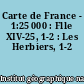 Carte de France - 1:25 000 : Flle XIV-25, 1-2 : Les Herbiers, 1-2