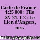 Carte de France - 1:25 000 : Flle XV-21, 1-2 : Le Lion d'Angers, nos. 1-2