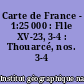 Carte de France - 1:25 000 : Flle XV-23, 3-4 : Thouarcé, nos. 3-4
