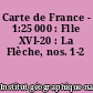 Carte de France - 1:25 000 : Flle XVI-20 : La Flèche, nos. 1-2