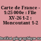 Carte de France - 1:25 000e : Flle XV-26 1-2 : Moncoutant 1-2