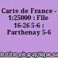 Carte de France - 1:25000 : Flle 16-26 5-6 : Parthenay 5-6