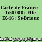 Carte de France - 1:50 000 : Flle IX-16 : St-Brieuc