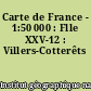 Carte de France - 1:50 000 : Flle XXV-12 : Villers-Cotterêts