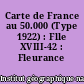 Carte de France au 50.000 (Type 1922) : Flle XVIII-42 : Fleurance