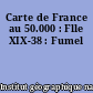 Carte de France au 50.000 : Flle XIX-38 : Fumel
