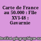 Carte de France au 50.000 : Flle XVI-48 : Gavarnie
