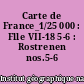 Carte de France_1/25 000 : Flle VII-18 5-6 : Rostrenen nos.5-6