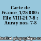 Carte de France_1/25 000 : Flle VIII-21 7-8 : Auray nos. 7-8