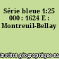 Série bleue 1:25 000 : 1624 E : Montreuil-Bellay