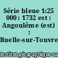 Série bleue 1:25 000 : 1732 est : Angoulême (est) : Ruelle-sur-Touvre