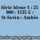 Série bleue 1 : 25 000 : 1535 E : St-Savin : Ambès