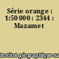 Série orange : 1:50 000 : 2344 : Mazamet