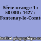Série orange 1 : 50 000 : 1427 : Fontenay-le-Comte