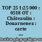 TOP 25 1:25 000 : 0518 OT : Châteaulin : Douarnenez : carte de randonnée