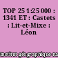 TOP 25 1:25 000 : 1341 ET : Castets : Lit-et-Mixe : Léon