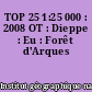 TOP 25 1:25 000 : 2008 OT : Dieppe : Eu : Forêt d'Arques