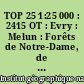 TOP 25 1:25 000 : 2415 OT : Evry : Melun : Forêts de Notre-Dame, de Sénart et de Rougeau : carte de randonnée