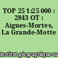 TOP 25 1:25 000 : 2843 OT : Aigues-Mortes, La Grande-Motte