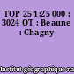 TOP 25 1:25 000 : 3024 OT : Beaune : Chagny