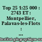 Top 25 1:25 000 : 2743 ET : Montpellier, Palavas-les-Flots : carte de randonnée