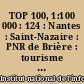 TOP 100, 1:100 000 : 124 : Nantes : Saint-Nazaire : PNR de Brière : tourisme et découverte