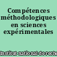 Compétences méthodologiques en sciences expérimentales