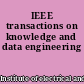 IEEE transactions on knowledge and data engineering