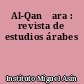Al-Qanṭara : revista de estudios árabes