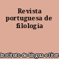 Revista portuguesa de filologia