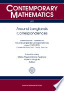 Around Langlands correspondences : international conference on around Langlands correspondences, June 17-20, 2015, Universite Paris Sud, Orsay, France