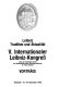 Leibniz : Tradition und Aktualität : Vorträge [des] V. Internationales Leibniz-Kongresses, Hannover, 14.-19. November 1988