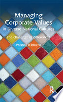 Managing corporate values in diverse national cultures : the challenge of differences