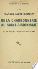 De la Charbonnerie au Saint-Simonisme : Étude sur la jeunesse de Buchez
