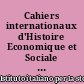 Cahiers internationaux d'Histoire Economique et Sociale : les mouvements paysans dans le monde contemporain : 1