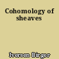 Cohomology of sheaves