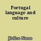 Portugal language and culture