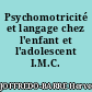 Psychomotricité et langage chez l'enfant et l'adolescent I.M.C.