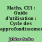 Maths, CE1 : Guide d'utilisation : Cycle des approfondissements