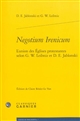 Negotium irenicum : l'union des Églises protestantes selon G. W. Leibniz et D. E. Jablonski