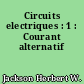 Circuits electriques : 1 : Courant alternatif