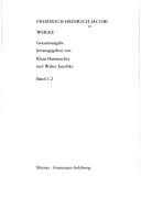 Schriften zum Spinozastreit Werke Bd. 1