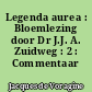 Legenda aurea : Bloemlezing door Dr J.J. A. Zuidweg : 2 : Commentaar
