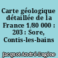Carte géologique détaillée de la France 1/80 000 : 203 : Sore, Contis-les-bains