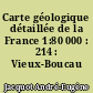 Carte géologique détaillée de la France 1:80 000 : 214 : Vieux-Boucau