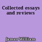Collected essays and reviews
