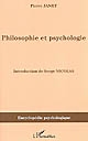 Philosophie et psychologie : 1896